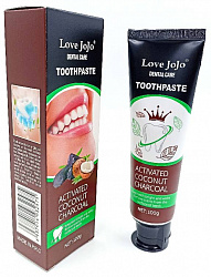 Зубная паста Love Jojo Dental Care c углем из кокосовой скорлупы отбеливающая, 100мл.