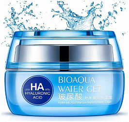 Омолаживающий крем для лица Bioaqua Water Get Hyaluronic Acid, 50 г