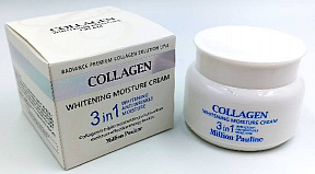 Крем для лица Million Pauline COLLAGEN whitening moisture cream 3 in 1 (омолаживающий),100г.