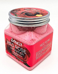 Скраб для тела Erha21 RED ROSE с экстрактом розы пилинг, 350мл.