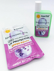 Солнцезащитный крем с гиалуроновой кислотой для лица Karite Hyaluronic Acid 2 in 1 SPF60 PA+++, 60мл