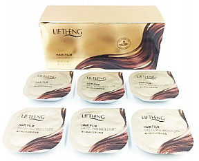 LIFTHENG Hair Film восстанавливающие маски для сухих и поврежденных волос, 12г./6шт.