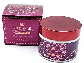 Увлажняющий крем с муцином улитки, Gold Snail Moisture Whitening Cream,50г