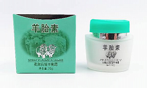 Caimei Sheep Placenta Cream Green отбеливающий антивозрастной крем с овечьей плацентой , 70г.