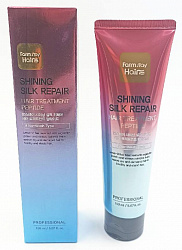 Маска для волос FarmStaу восстанавливающая Shining Silk Repair Hair Treatment Peptide, 150мл. 