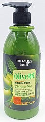 Bioaqua Olive Elastin защитный эластин для укладки волос с экстрактом оливы, 400 г