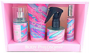 Женский подарочный набор Body Philosophy Fragrance and Body Care Candy Rainbow