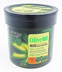 Улажняющая питательная маска Bioaqua Olive Hair Mask для сухих волос с маслом оливы, 500 мл