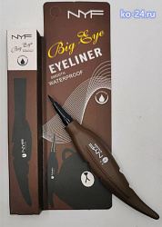Водостойкая подводка фломастер для глаз NYF Big Eye