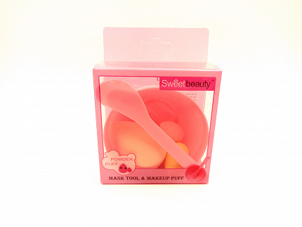 Набор спонжей Sweetbeauty, 6 цветов