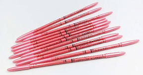 Набор карандашей DRAEM PINK для бровей и глаз 2 в 1 (чёрный + коричневый), 12шт.