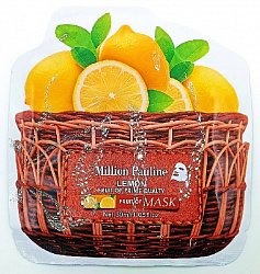 Тканевая маска для лица Million Pauline Lemon с экстрактом лимона, 30мл.